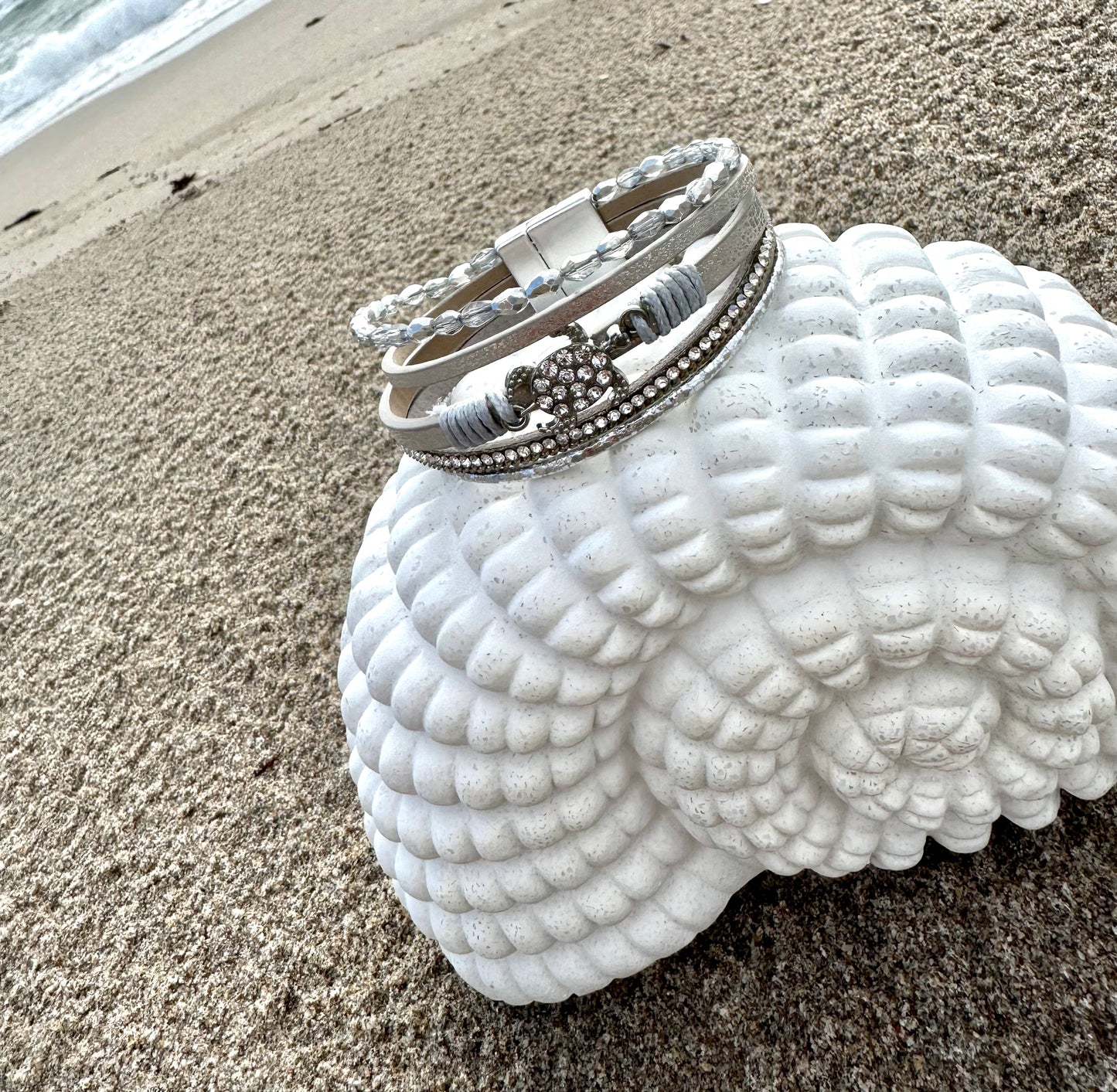 Turtle Multi Layered Magnetic Bracelet