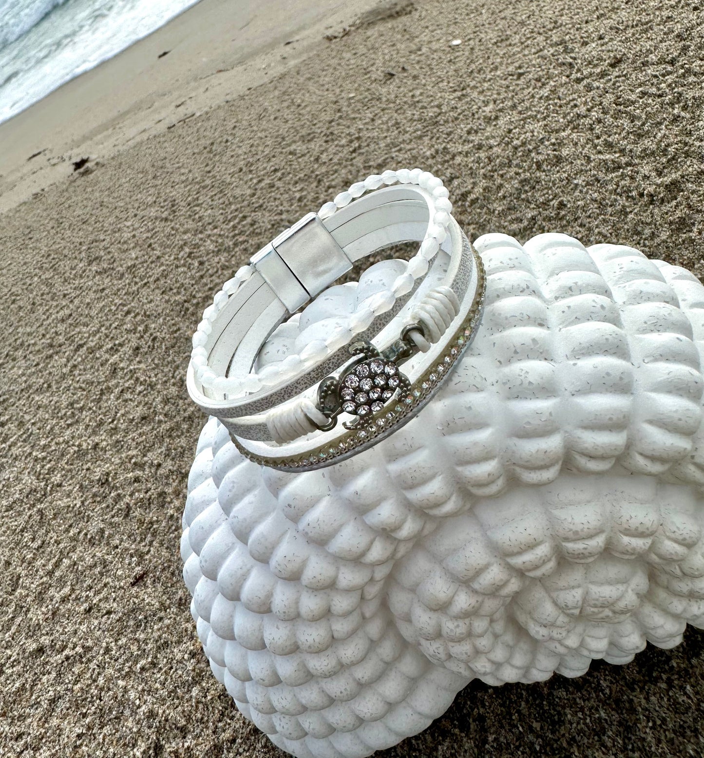 Turtle Multi Layered Magnetic Bracelet