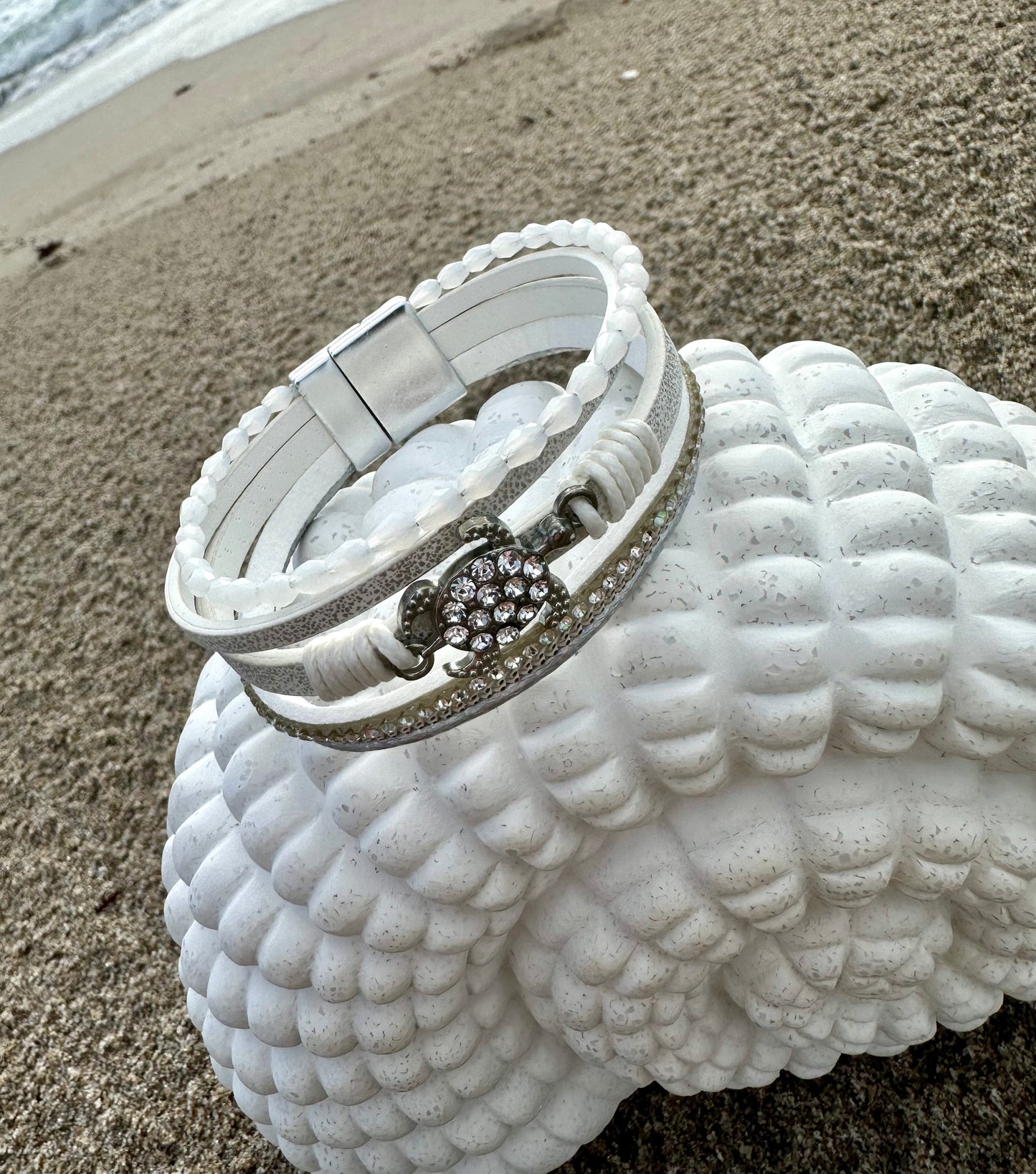 Turtle Multi Layered Magnetic Bracelet