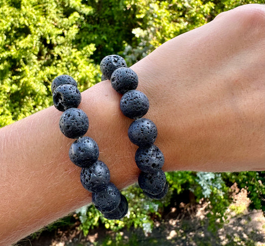 Black Moon Ball Bracelet