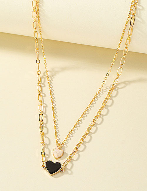 Double Heart Love Necklace