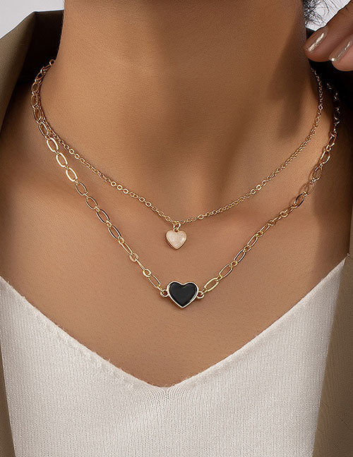 Double Heart Love Necklace